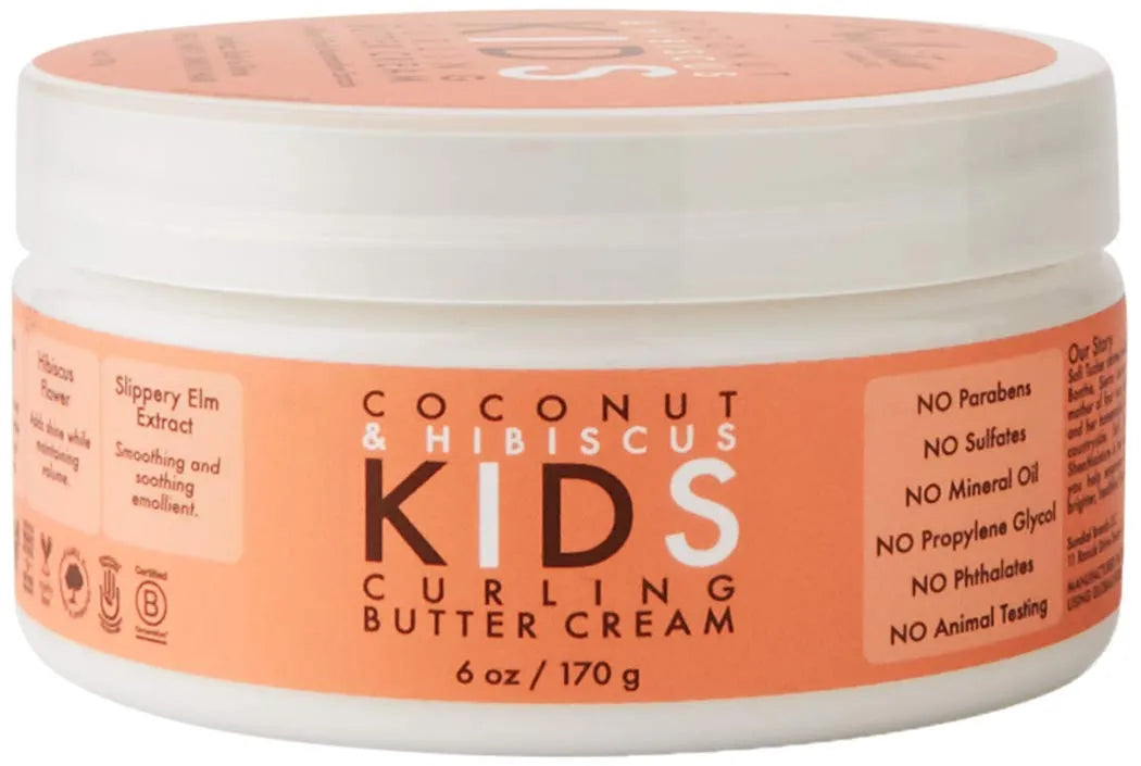 Shea Moisture Coconut & Hibiscus KIDS Curling Butter Crème 6 oz