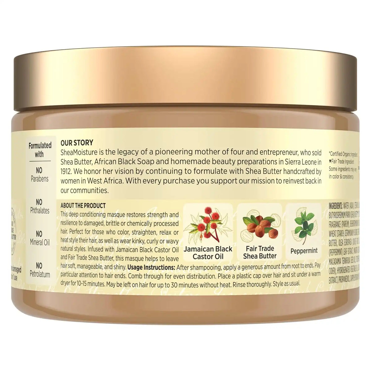 SheaMoisture Jamaican Black Castor Oil Treatment Masque 11.5oz