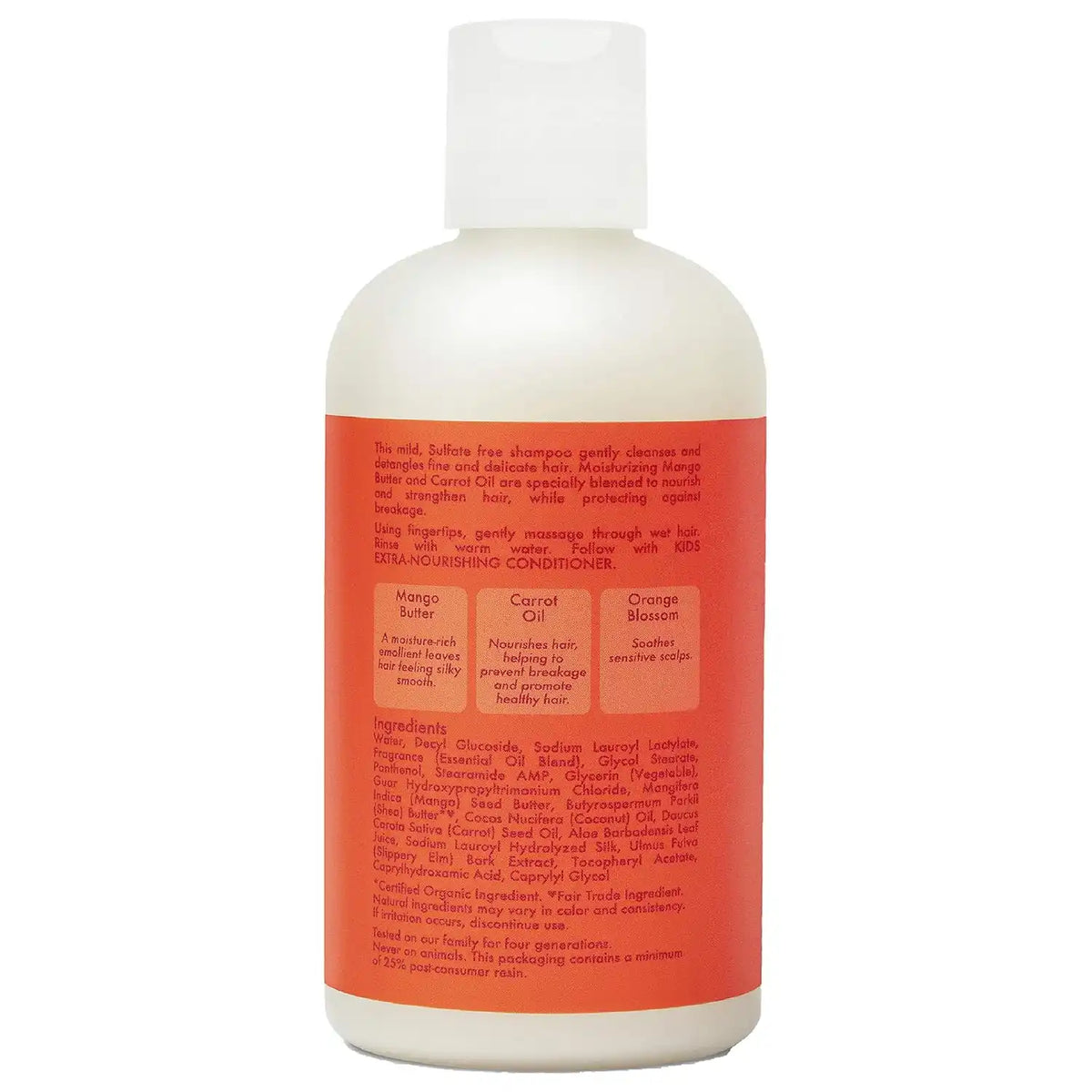 Shea Moisture Kids Shampoo Mango & Carrot Extra Nourishing 8oz