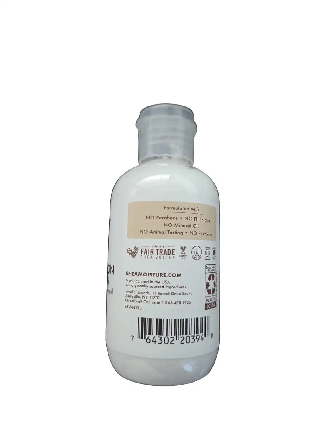 SheaMoisture 100% Virgin Coconut Oil Daily Hydration Body Lotion 3.2 Fl Oz (Pack of 1)