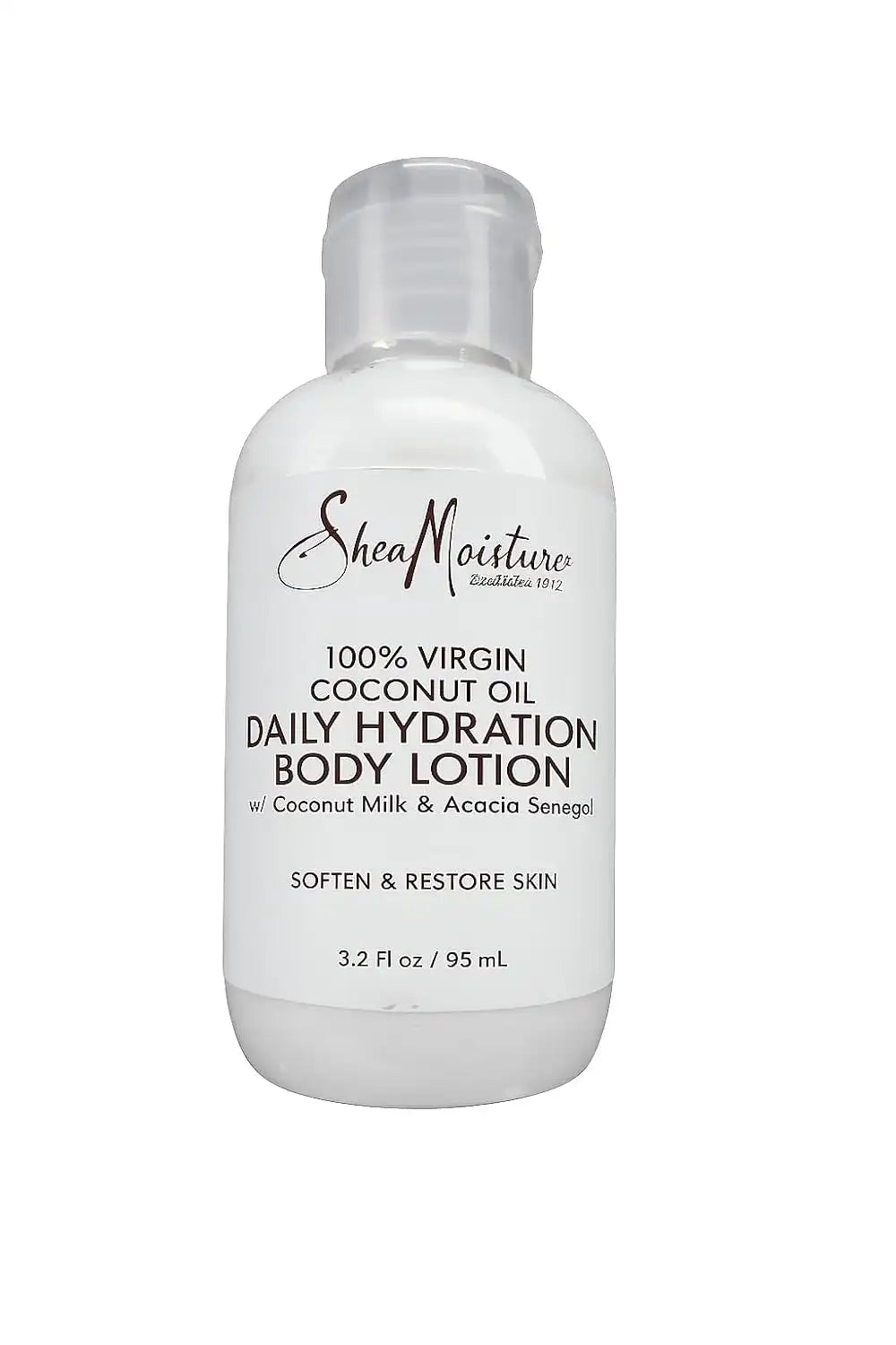 SheaMoisture 100% Virgin Coconut Oil Daily Hydration Body Lotion 3.2 Fl Oz (Pack of 1)