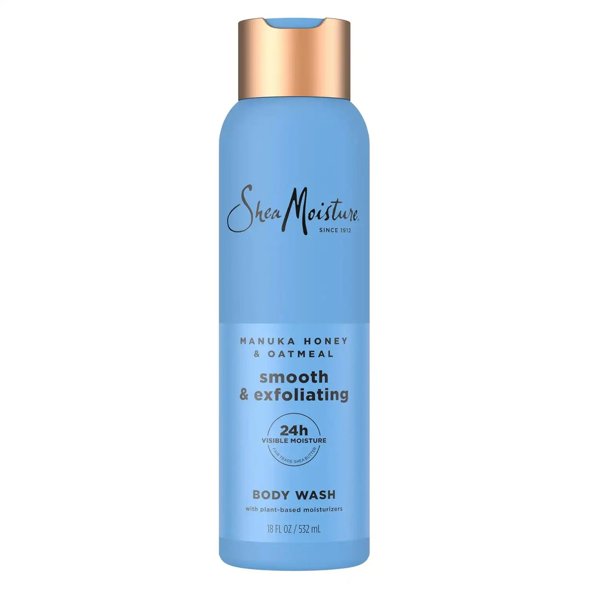 Shea Moisture Manuka Honey Oatmeal Body Wash Smooth & Exfoliating 18 oz