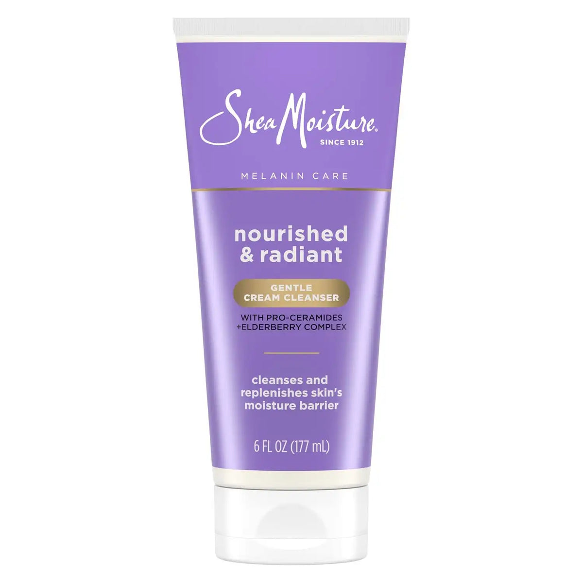 Shea Moisture Melanin Care Gentle Cream Cleanser Nourished & Radiant 6 oz