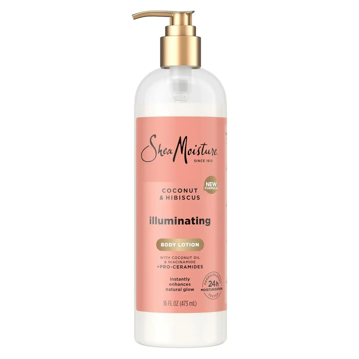 Shea Moisture Illuminating Body Lotion Coconut & Hibiscus 16oz