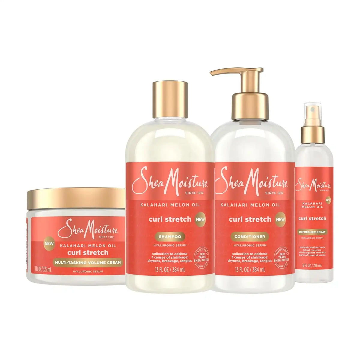Shea Moisture Curl Stretch Hair Care System 4-Pack