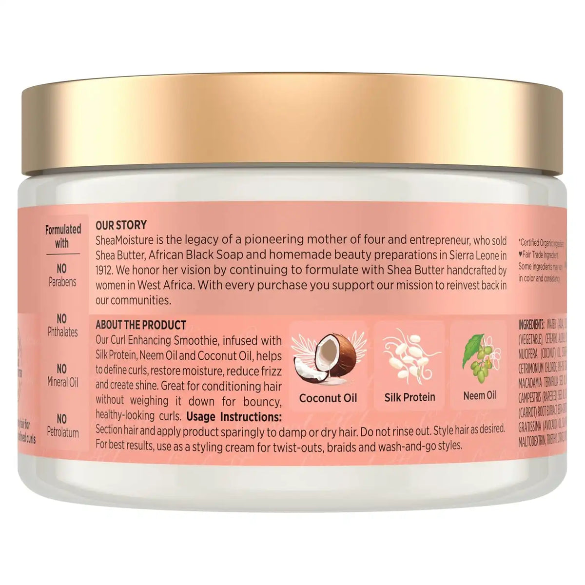 SHEAMOISTURE Curl Enhance Smoothie, 12 OZ