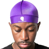 Royalty Headwear Silky Wave Cap for 360, 540 & 720 Waves, Soft Breathable Durag Skull Cap Beanie for Men