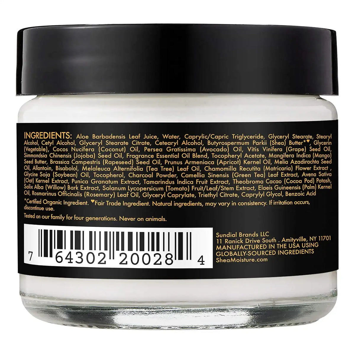 SheaMoisture Balancing Moisturizer for Dry Skin African Black Soap with Shea Butter 2 oz (Pack of 4)